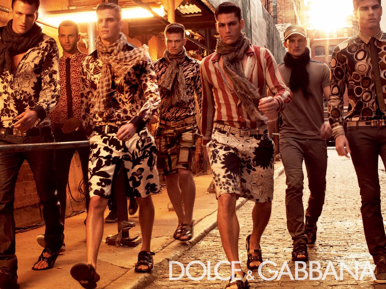 100 Male Models Dolce & Gabbana SS08
